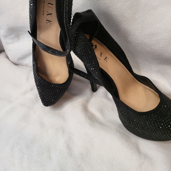 JustFab Blinged Heels - Picture 3 of 6